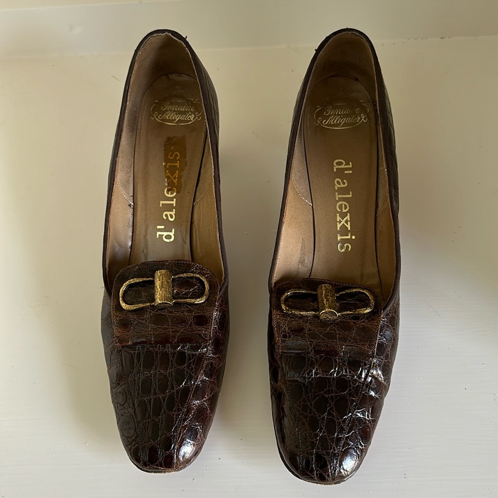Vintage alligator shoes